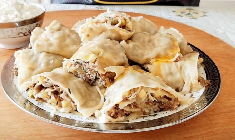 Ханум с мясом и картошкой: рецепт с пошаговыми фото