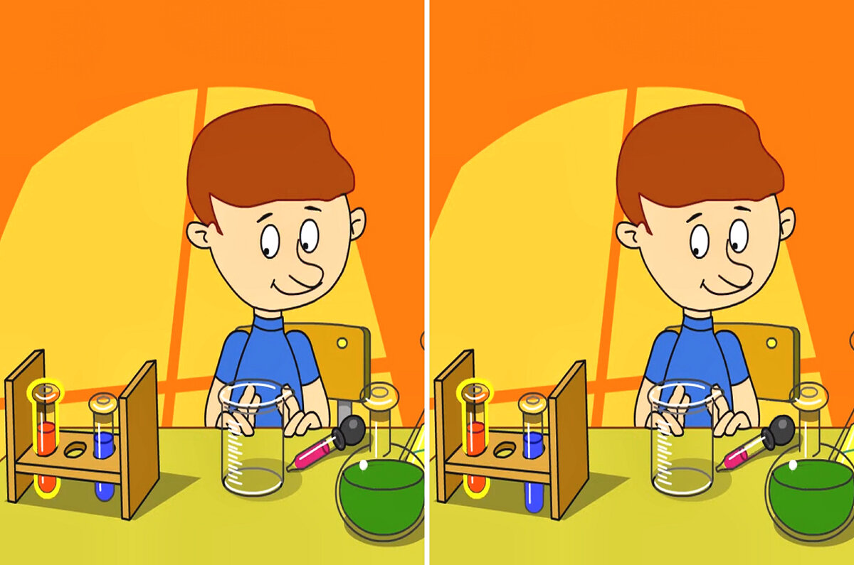 Попробуйте разглядеть🕵️‍♂️ между рисунками 3 отличия. Разминка для ума ...