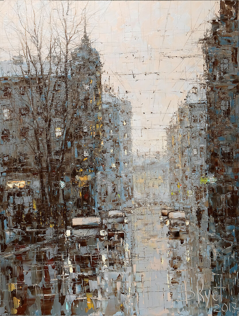 Дмитрий Кустанович. Раннее утро в Петербурге