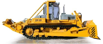 Тяговый класс 25тс. Трактор ДЭТ-250 по причине своей функциональности и уникальности продолжал выпускаться до 2013 года. Но в силу давности разработки самой по себе на сегодняшний день модель является устаревшей. Продолжением данной линии стал трактор ДЭТ-320. Основные характеристики ДЭТ-320: двига-тель ЯМЗ – 7511; мощность, л.с. – 350; тягловый класс – 25; максимальная эксплуатационная масса, т – 46. Отличительными особенностями данной модели, выпускаемой с 2002 по 2007 год стали следующие: используется жидкостная система охлаждения; ходовая часть усилена. 