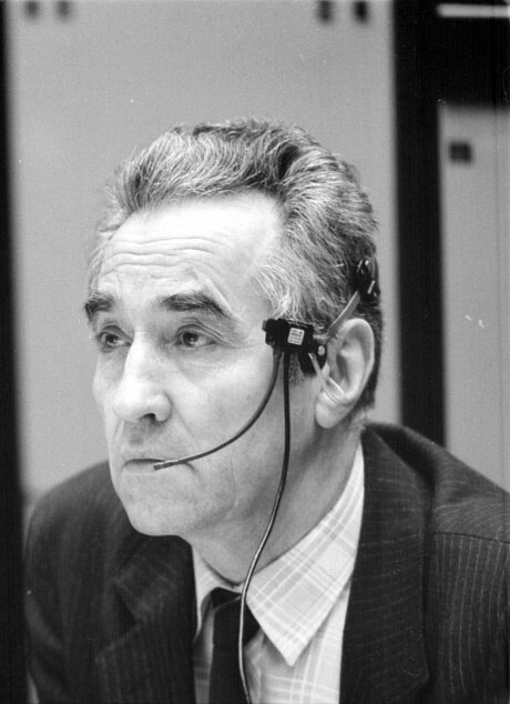 Г.И. Северин на рабочем заседании. 2000-е гг. РГАНТД. Ф. 134. Оп. 20. Д. 4