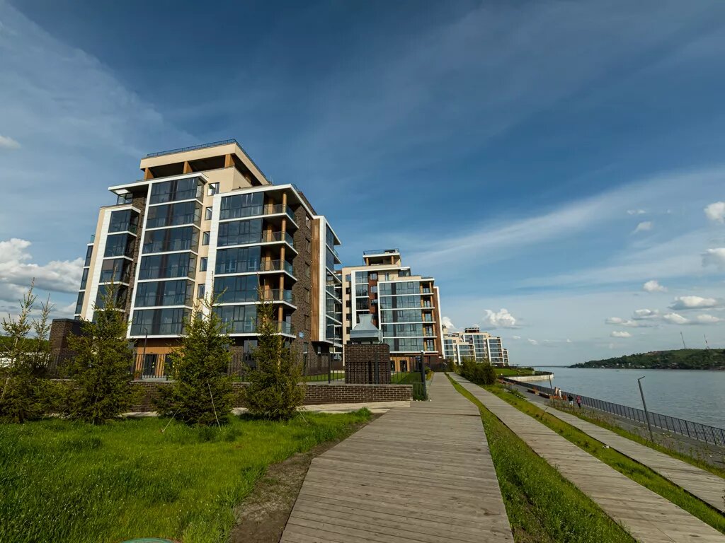 У этого ЖК вдохновляющий вид на реку. Фото: Урбан Медиа