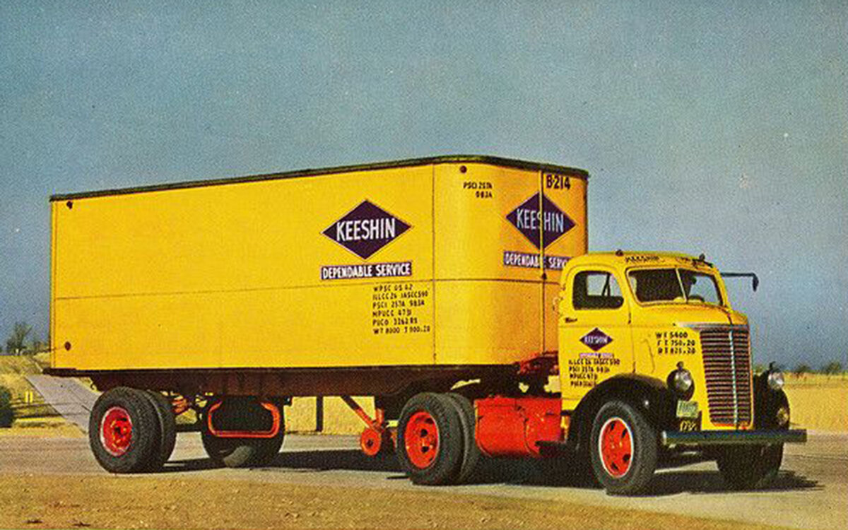 1940 Chevy HD COE Tractor-trailer (107 Inch WB)