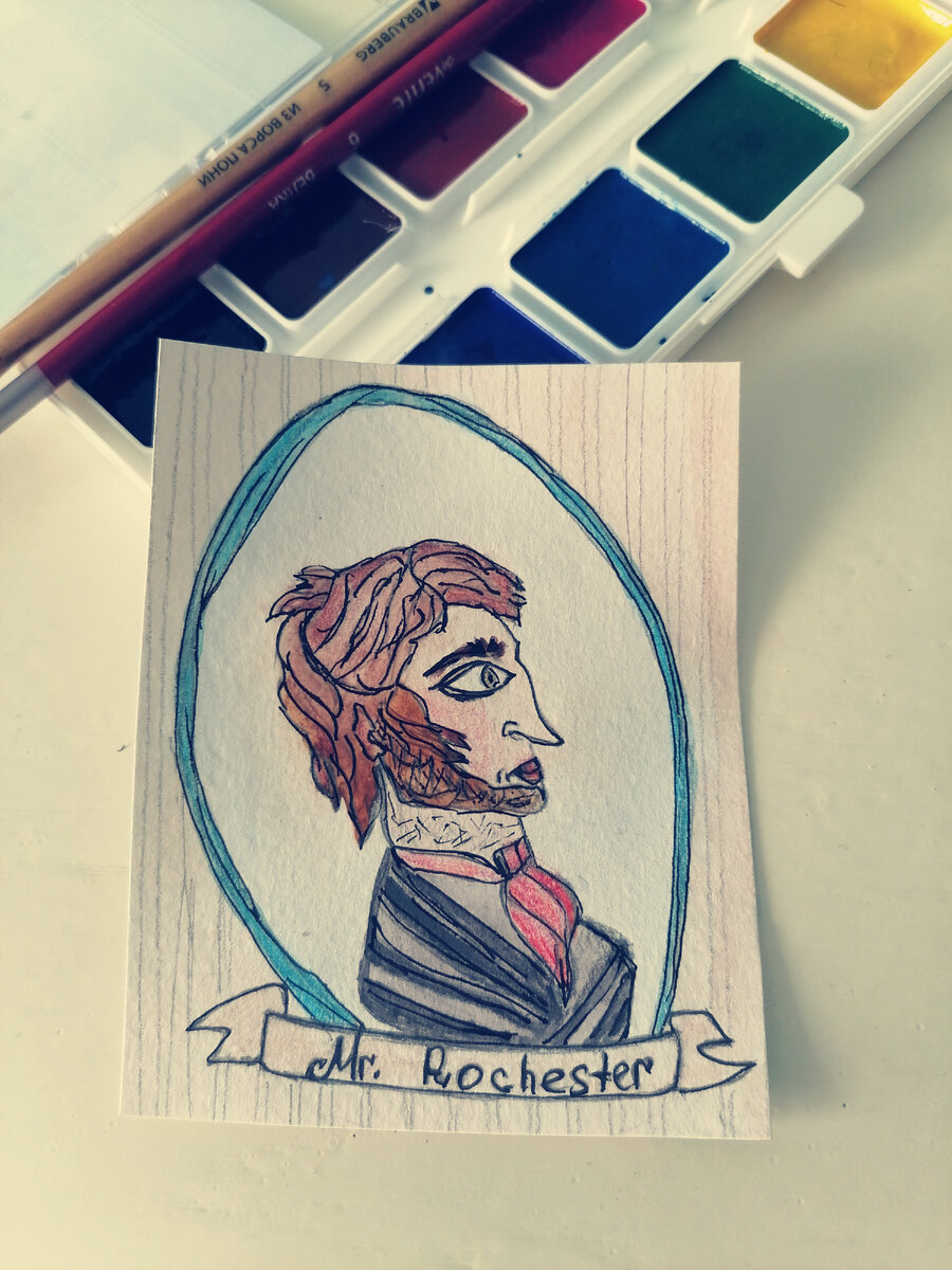 Мистер Рочестер. Акварель, 2022