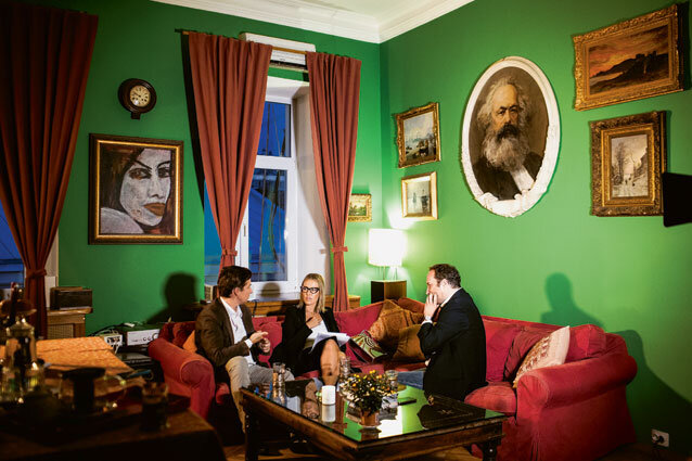 Фото: Юлия Майорова: Дэвид Хендерсон-Стюарт, Ксения Собчак, Жак фон Полье