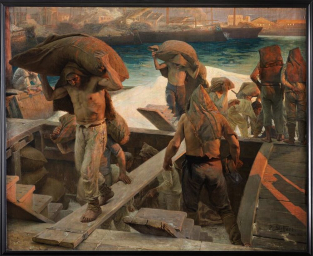 ©  Paul Sieffert / Поль Сьеффер  I Barcatori / Грузчики.