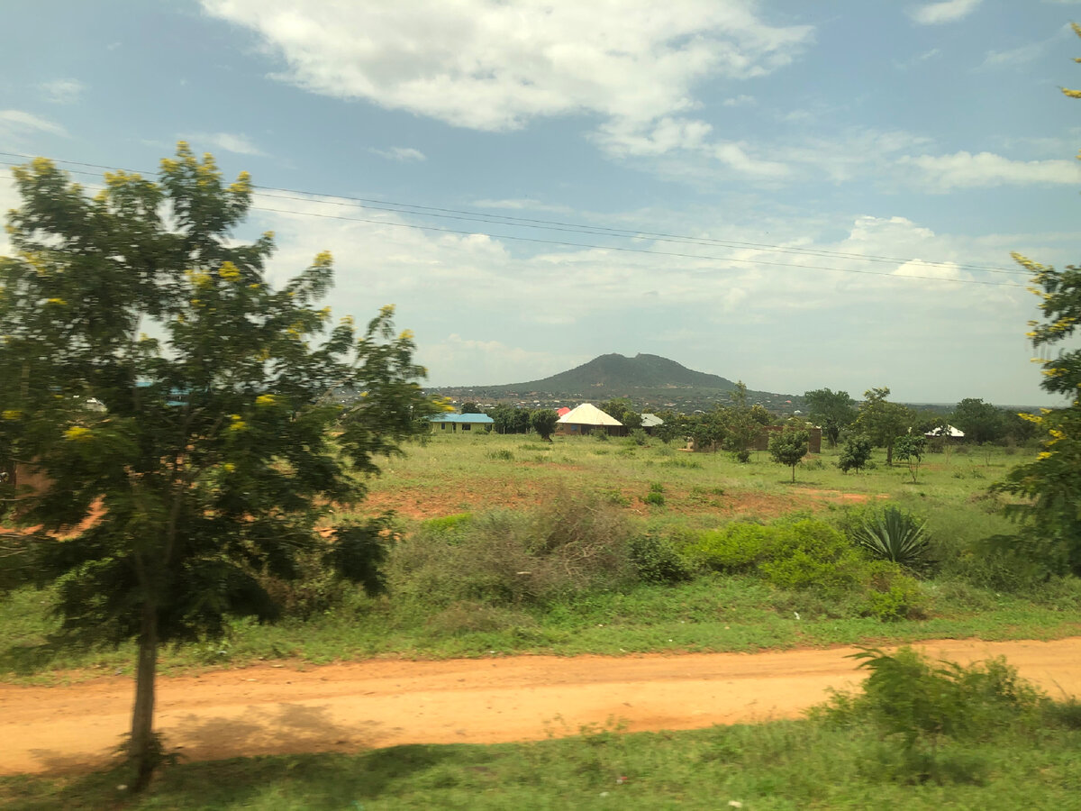 Танзания из окна автобуса 