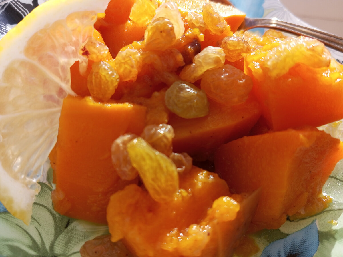 Десерт из тыквы, вкусно и полезно! 