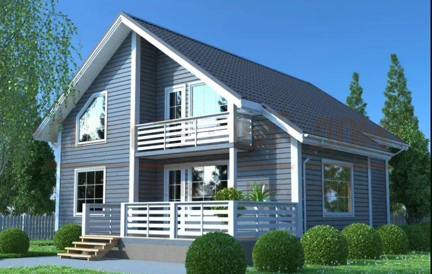 каркасный дом