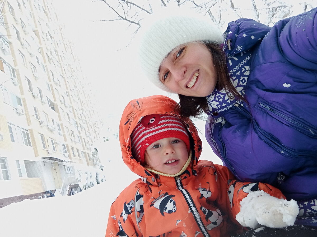 Зима 2022. Миша ещё в животике