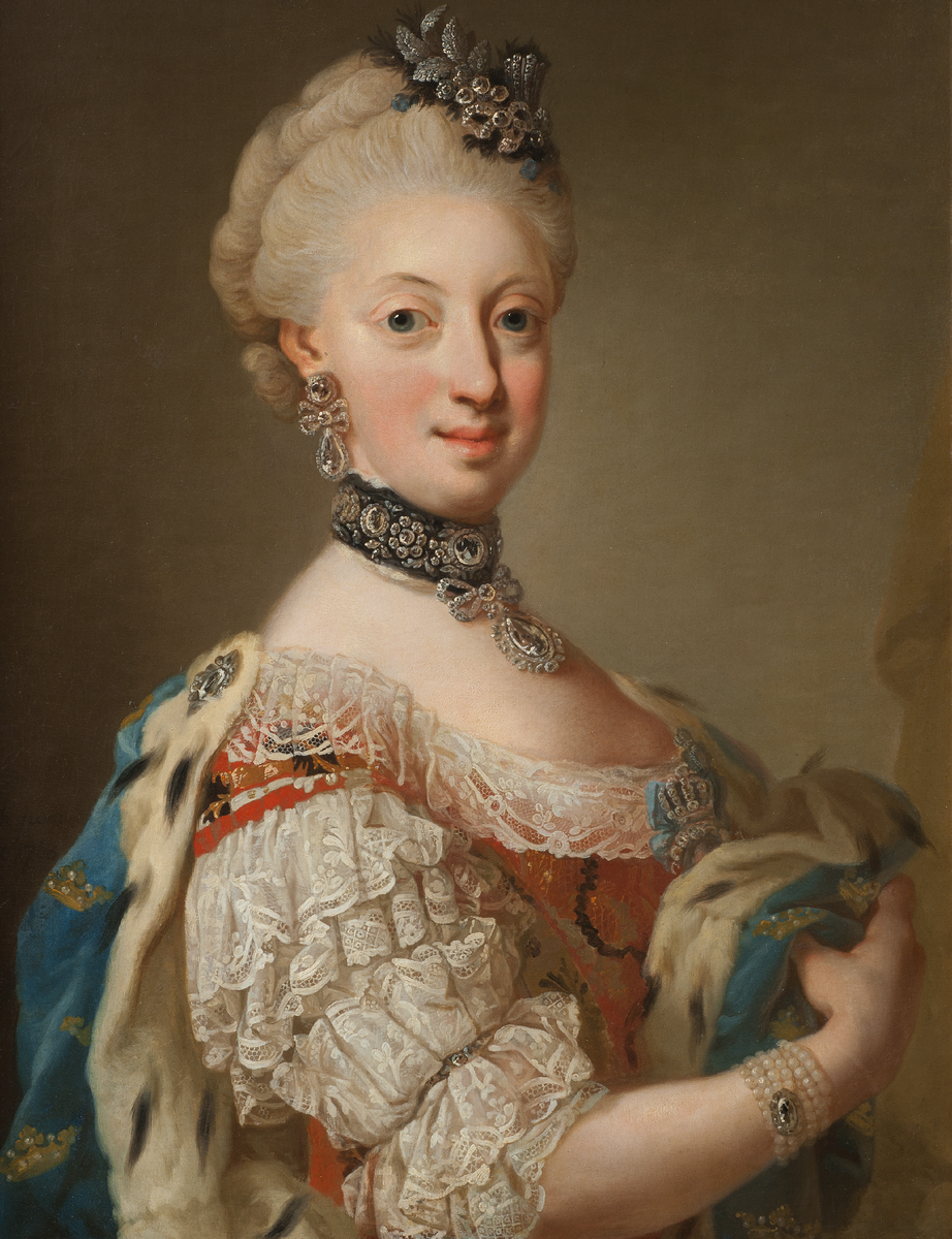 Лоренц Младший Паш «Портрет Софии Магдалены Датской» (супруга) / Замок Грипсхольм, Швеция