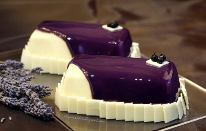 Торт rawcake черника Лаванда