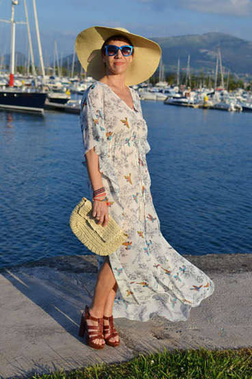 Платье в цветочек