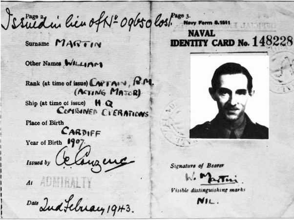 Один из многочисленных поддельных документов, свидетельствующих о том, что этот человек действительно Уильям Мартин