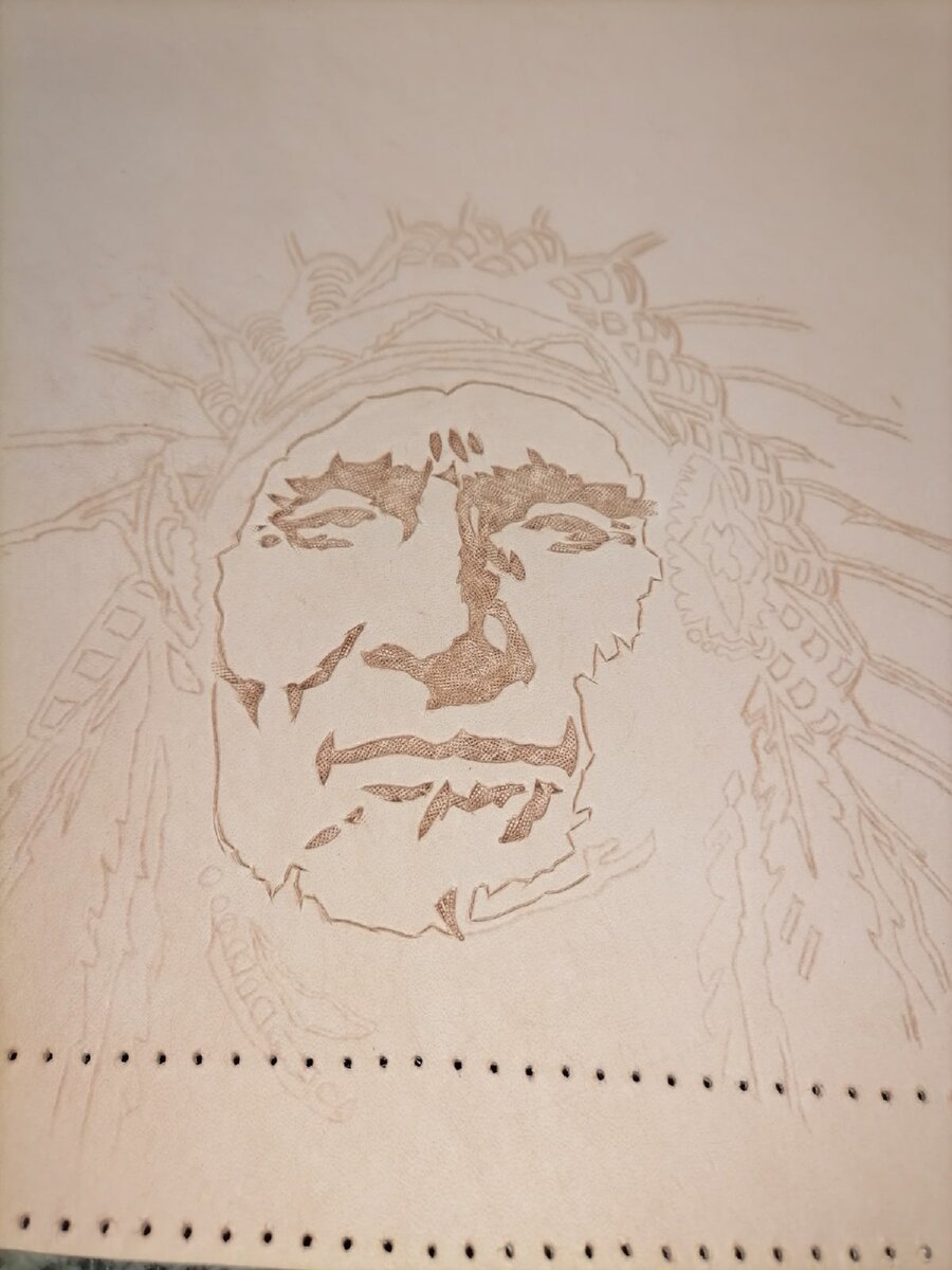 Нить вощеная 1 мм, бордо