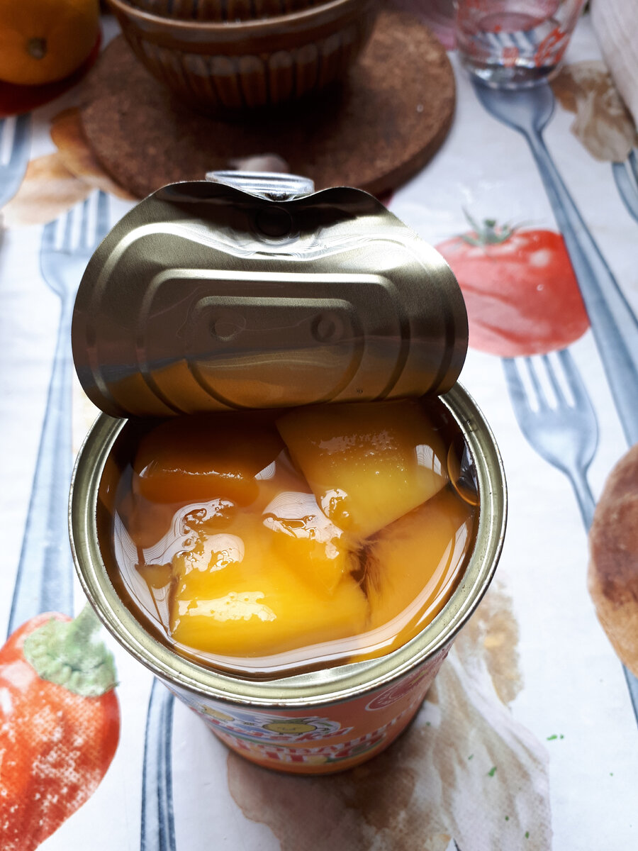 Сочные кусочки в сиропе 😋.