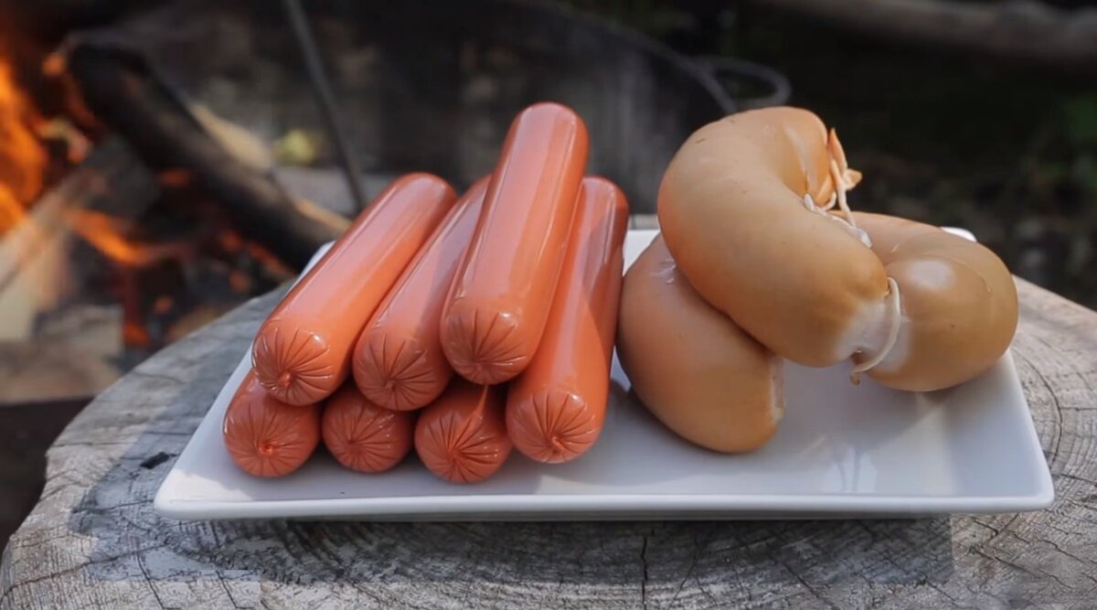 Cосиска и сарделька