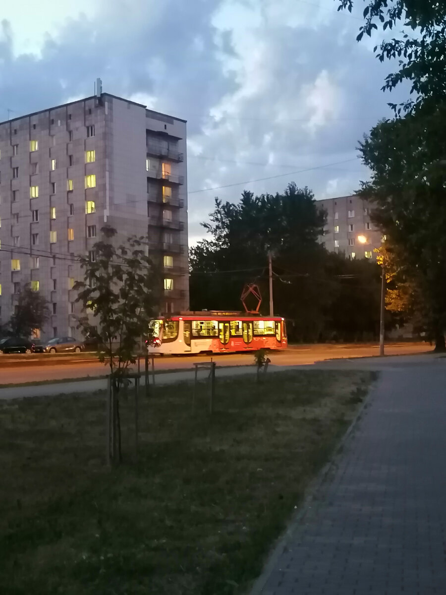 Трамвай "Львёнок". Фото автора. 