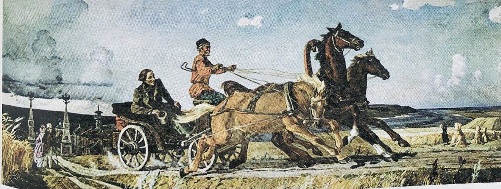 Тройка. Фото мое. 60 км/час -лихачество неслыханное в 17 веке 