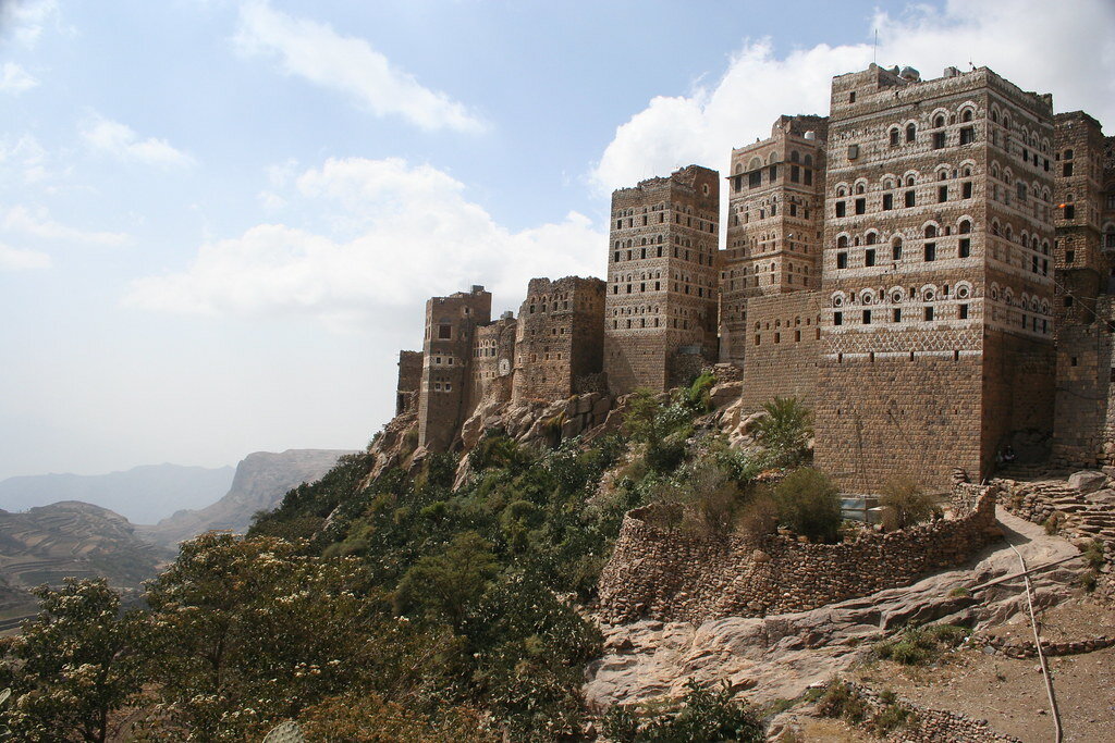 Кахтан. Йемен Эль Хаджар. Гора эн-Наби-Шуайб. Горные террасы Шехара Йемен.