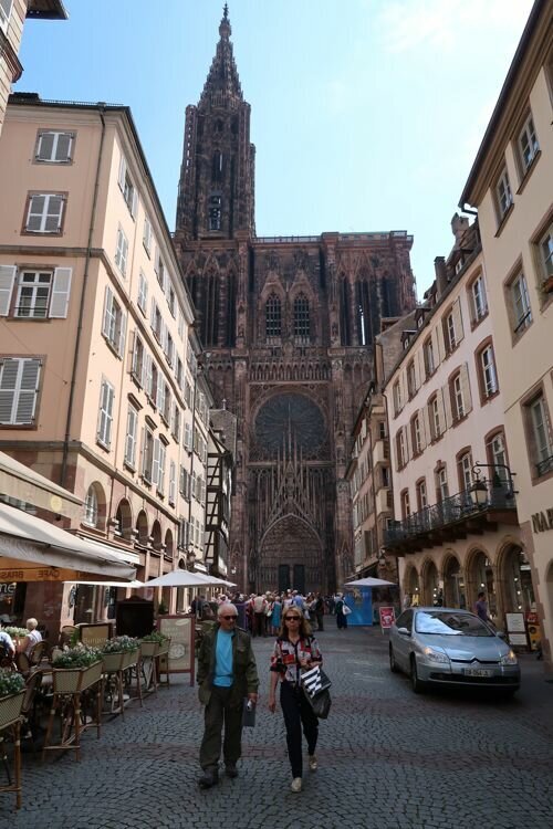 Смотрим на достопримечательности исторического центра Страсбурга 