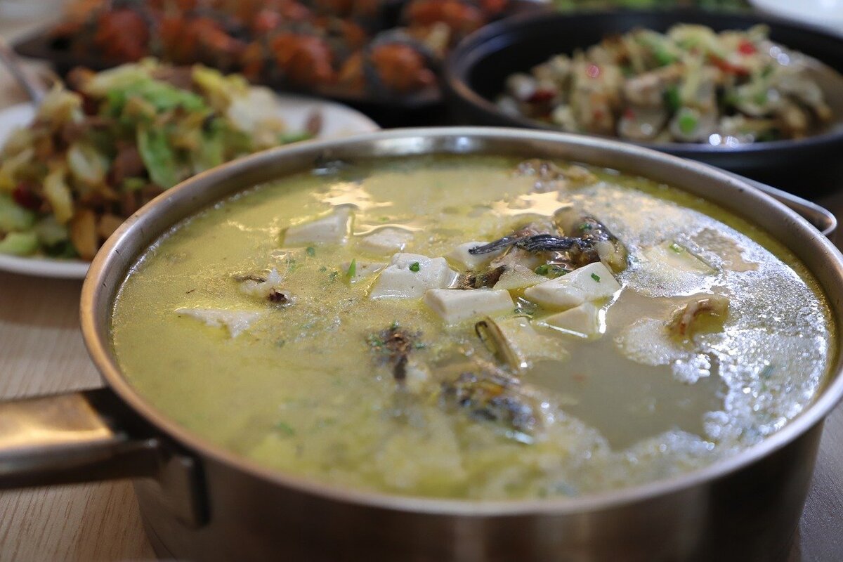 Уха с фрикадельками