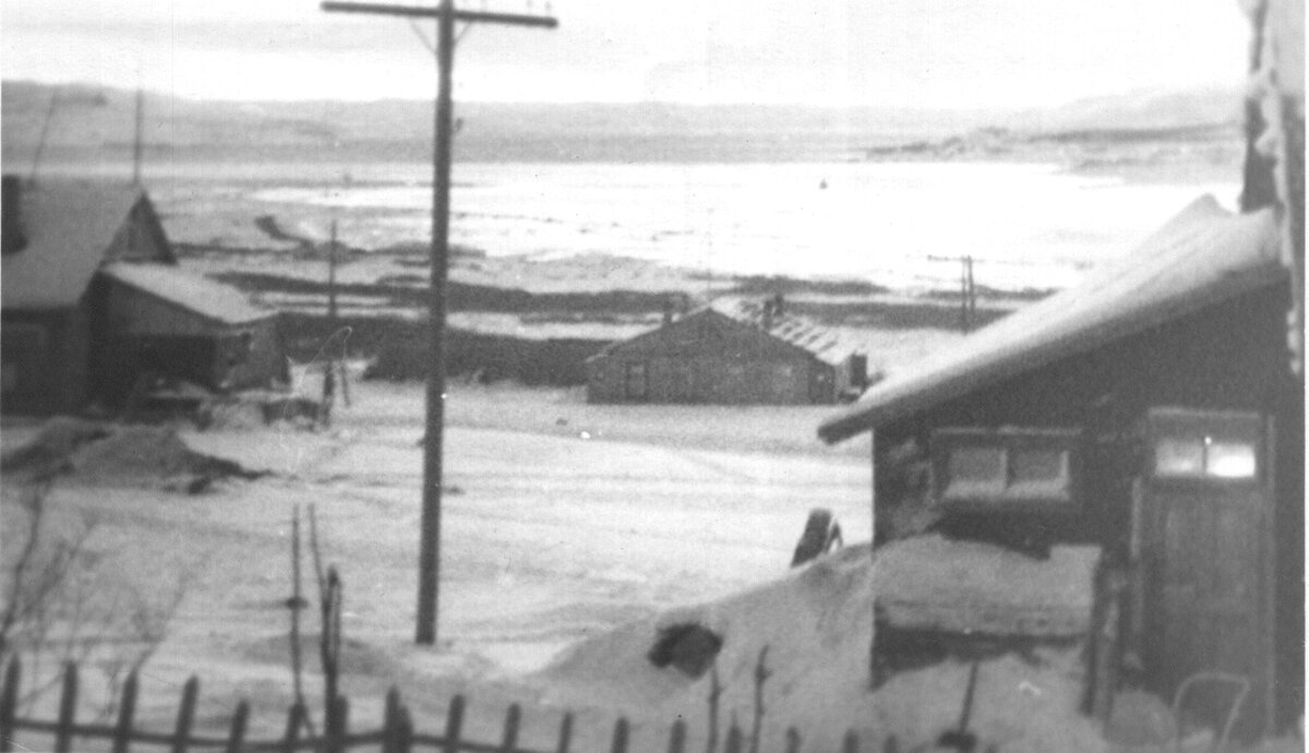 Вид от нашего дома на Мотовский залив. 