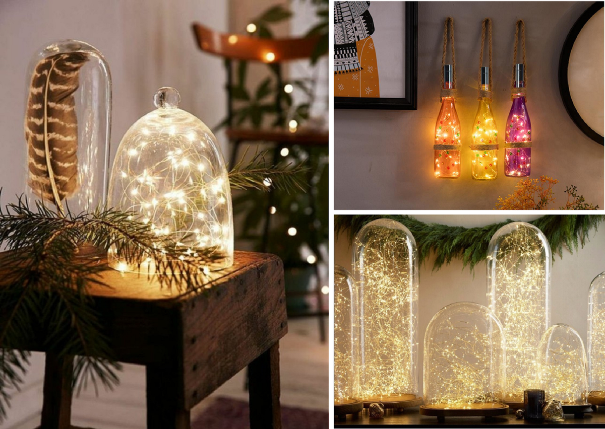 Тот случай, когда много светляков не бывает. Чем больше расставите таких по дому, тем загадочнее получится новогодняя атмосфера