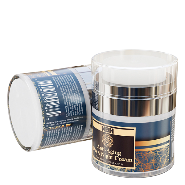 Антивозрастной крем «День и ночь» с каннабидиолом (CBD) / Anti-Aging Day & Night Cream