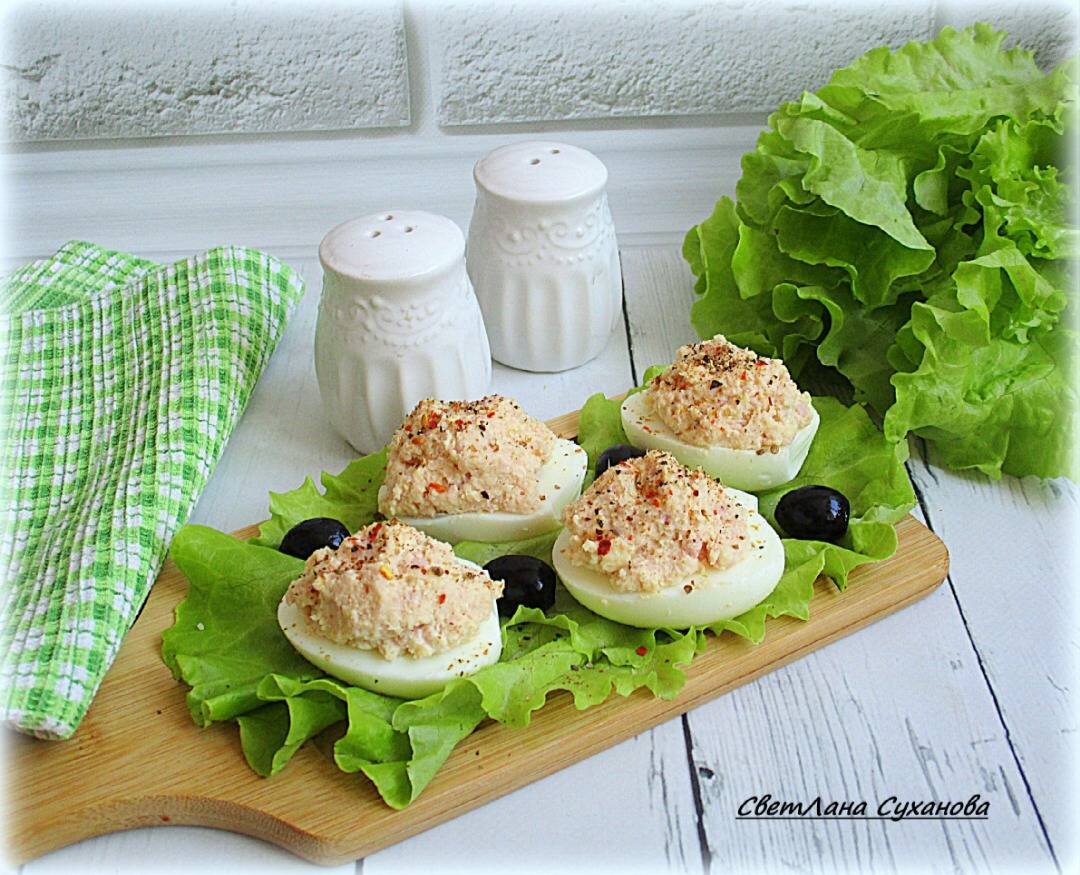 Фаршированные яйца, вкусных рецептов с фото Алимеро