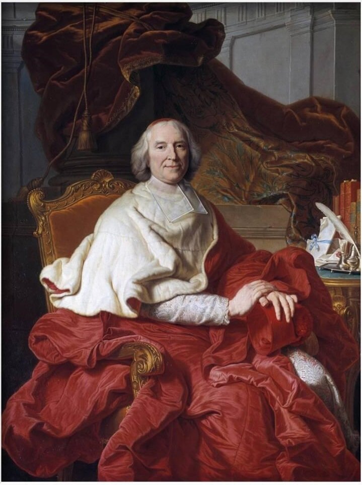 Андре-Эркюль де Флёри (1653 - 1743) — французский государственный деятель, кардинал, архиепископ Экса. Воспитатель короля Людовика XV, глава его правительства (с 1726 года).