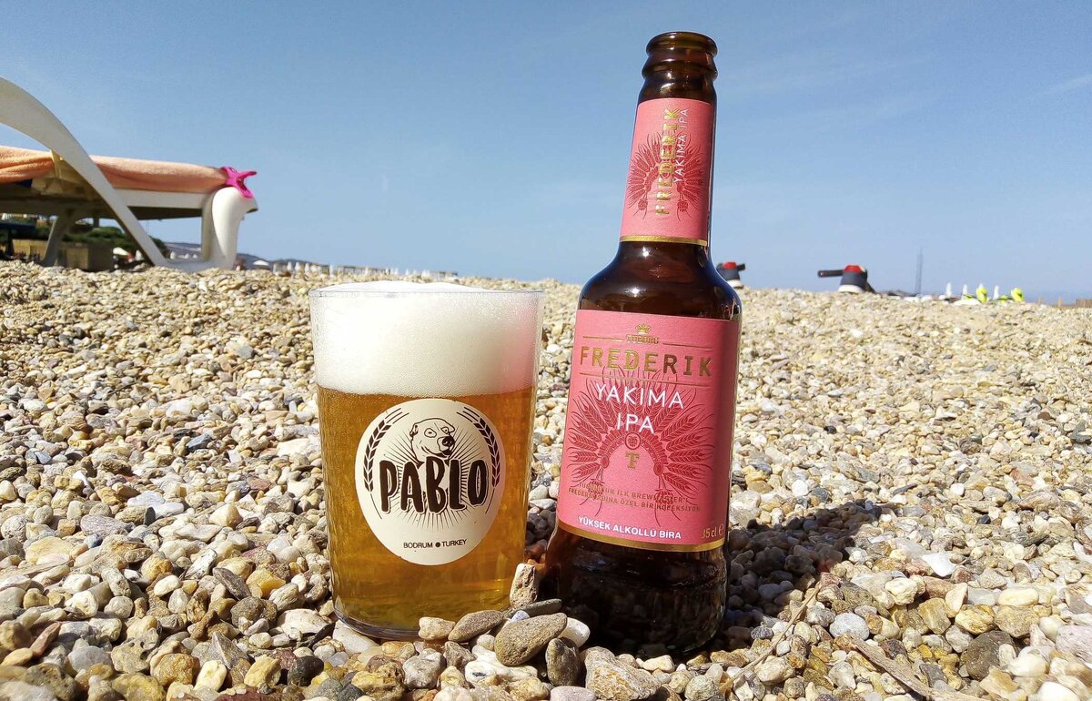 «Frederik Yakima IPA» в стакане. Фото автора