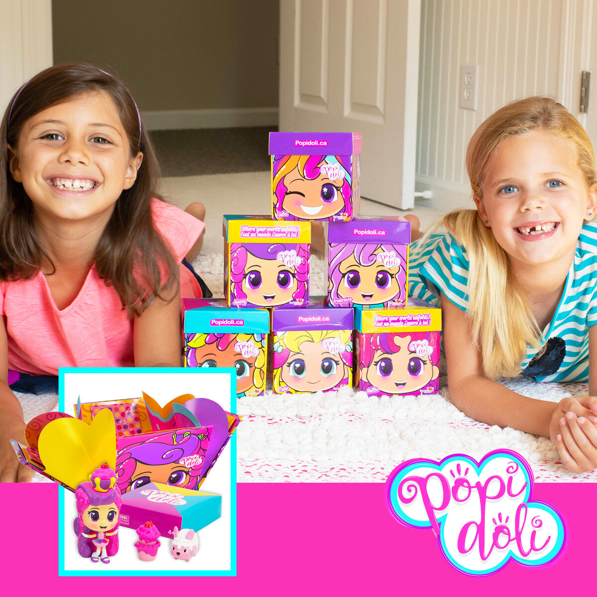 В коробочке может оказаться одна из 6 кукол Popi Doli!