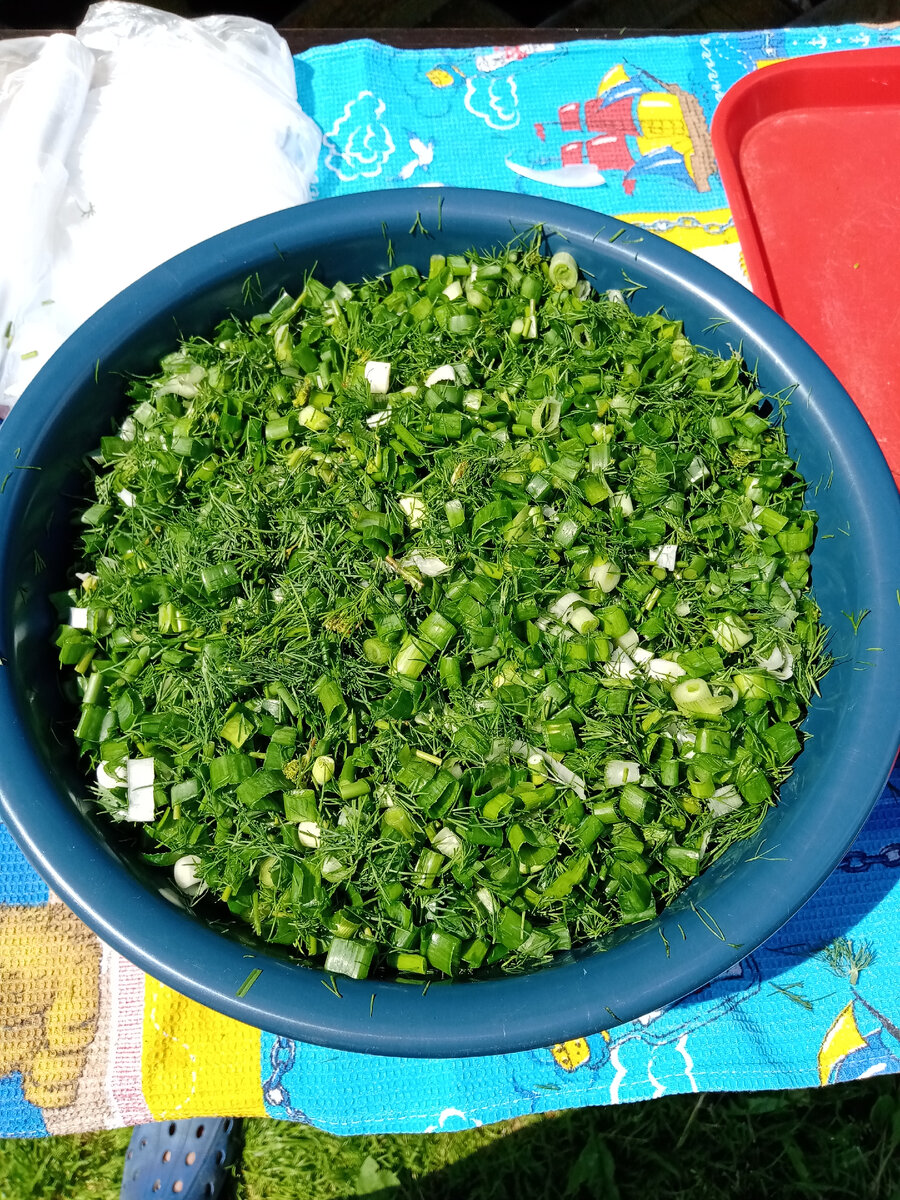 Нарезанная зелень