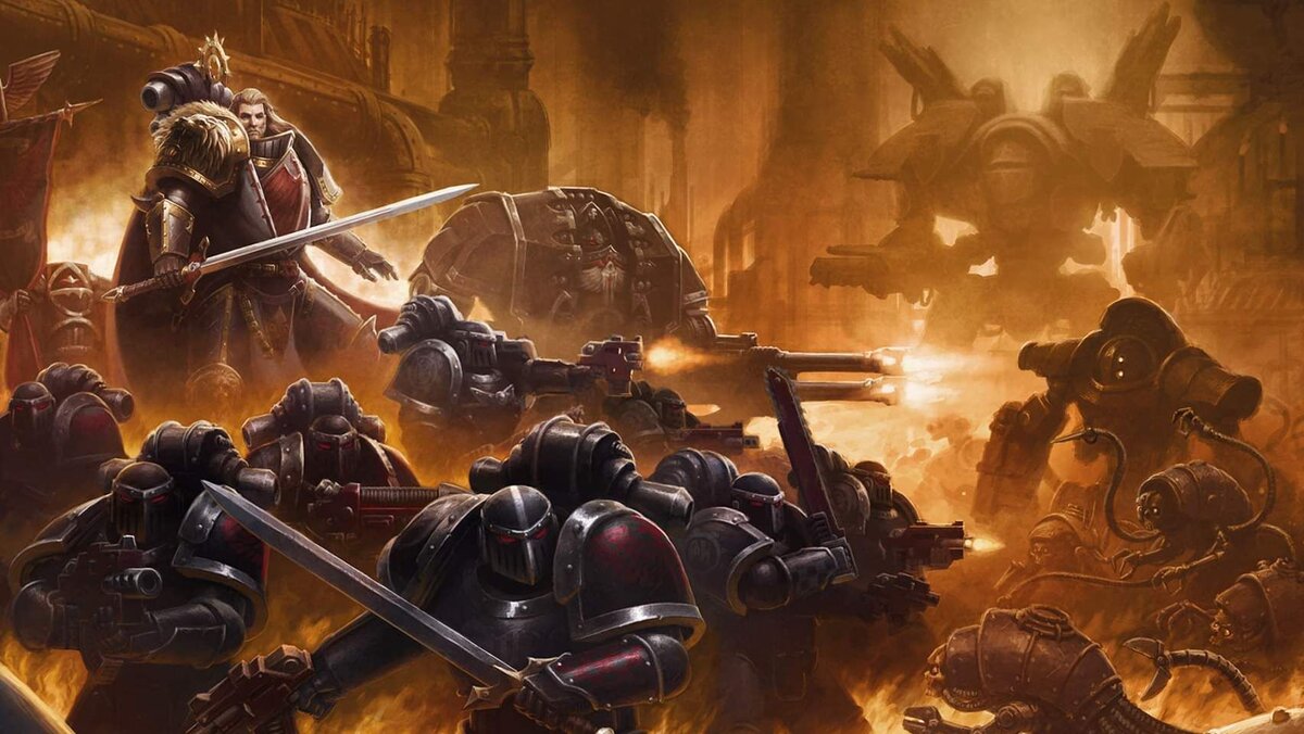 Краткая предыстория мира Warhammer 40.000. Часть седьмая (3): Раскол Тёмных  Ангелов | sk_railroads | Дзен