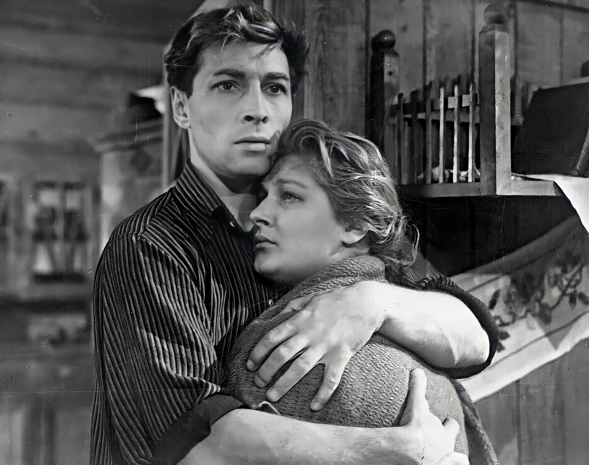 Кадр из фильма «Дело было в Пенькове», 1957 год, режиссер Станислав Ростоцкий