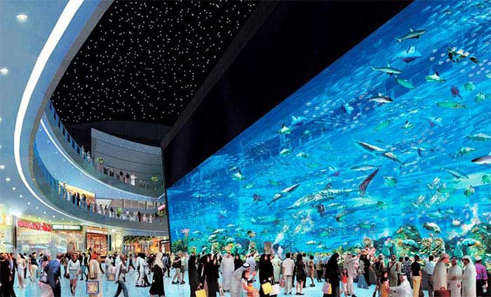 Dubai Mall, ОАЭ (1 124 тыс. кв. м.)