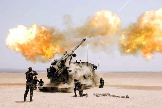    Гаубица CAESAR в действии Warfor.me