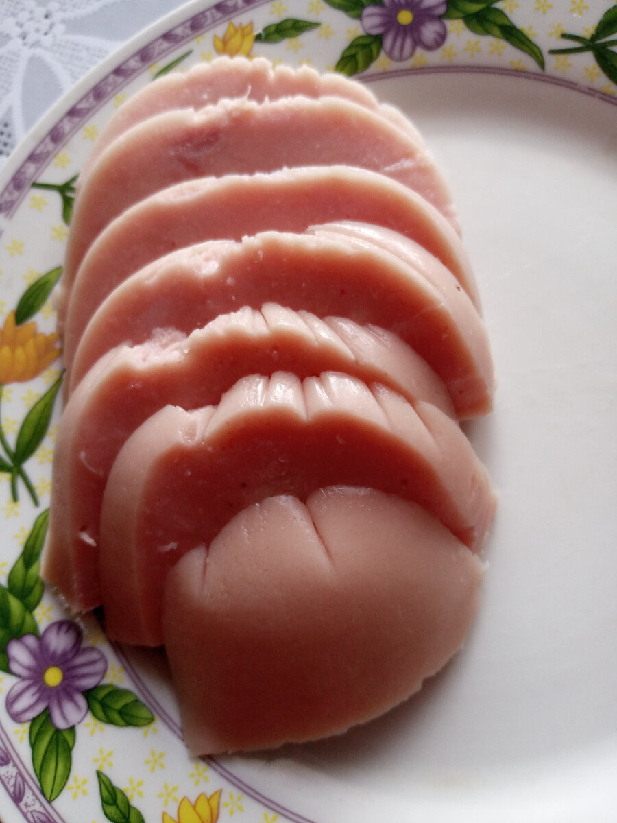 Завтрак. Куриная ветчина.