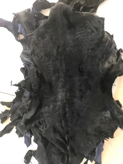 Пошив юбки из каракульчи. Ателье Ирины Берзиной.