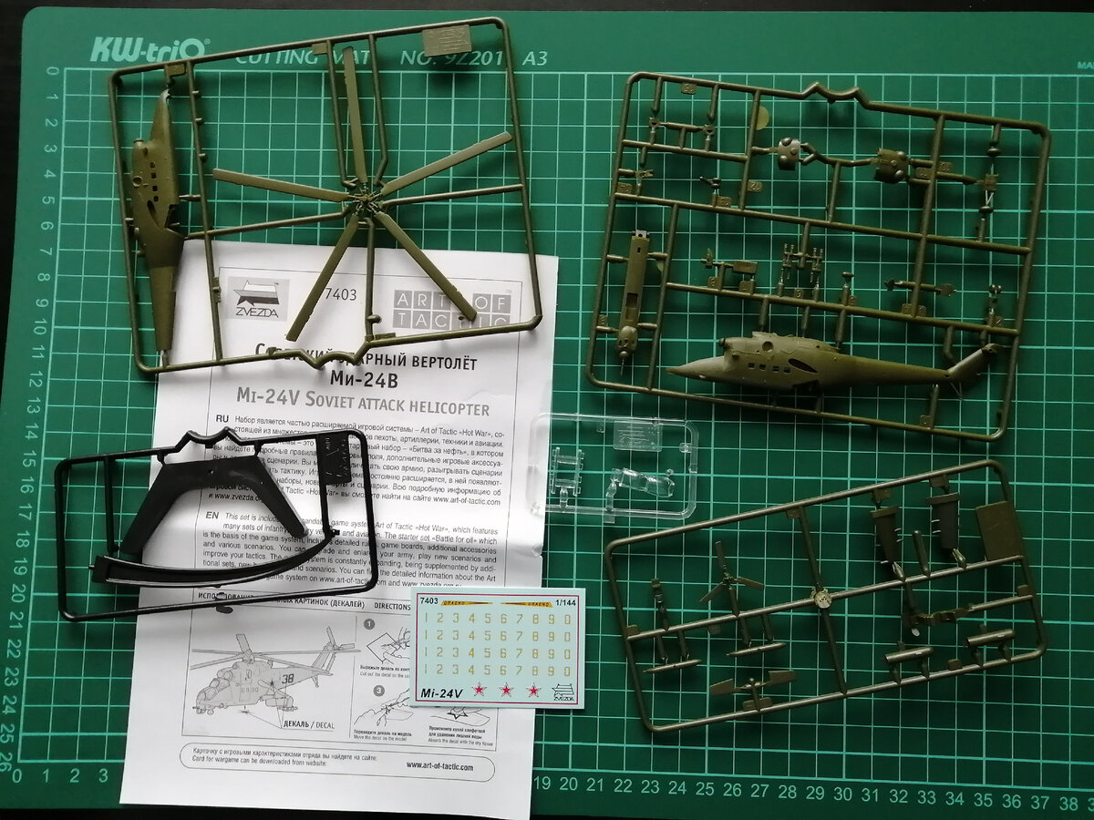 Обзор сборной модели «Ми-24В» от «Звезда» в 1:144 масштабе | ModelEast |  Дзен