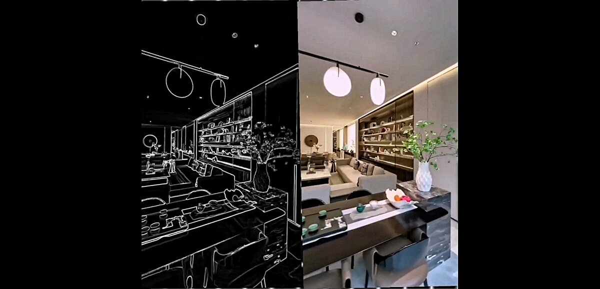 Рис. 1 Кадр видео тренировки восприятия Форм. 