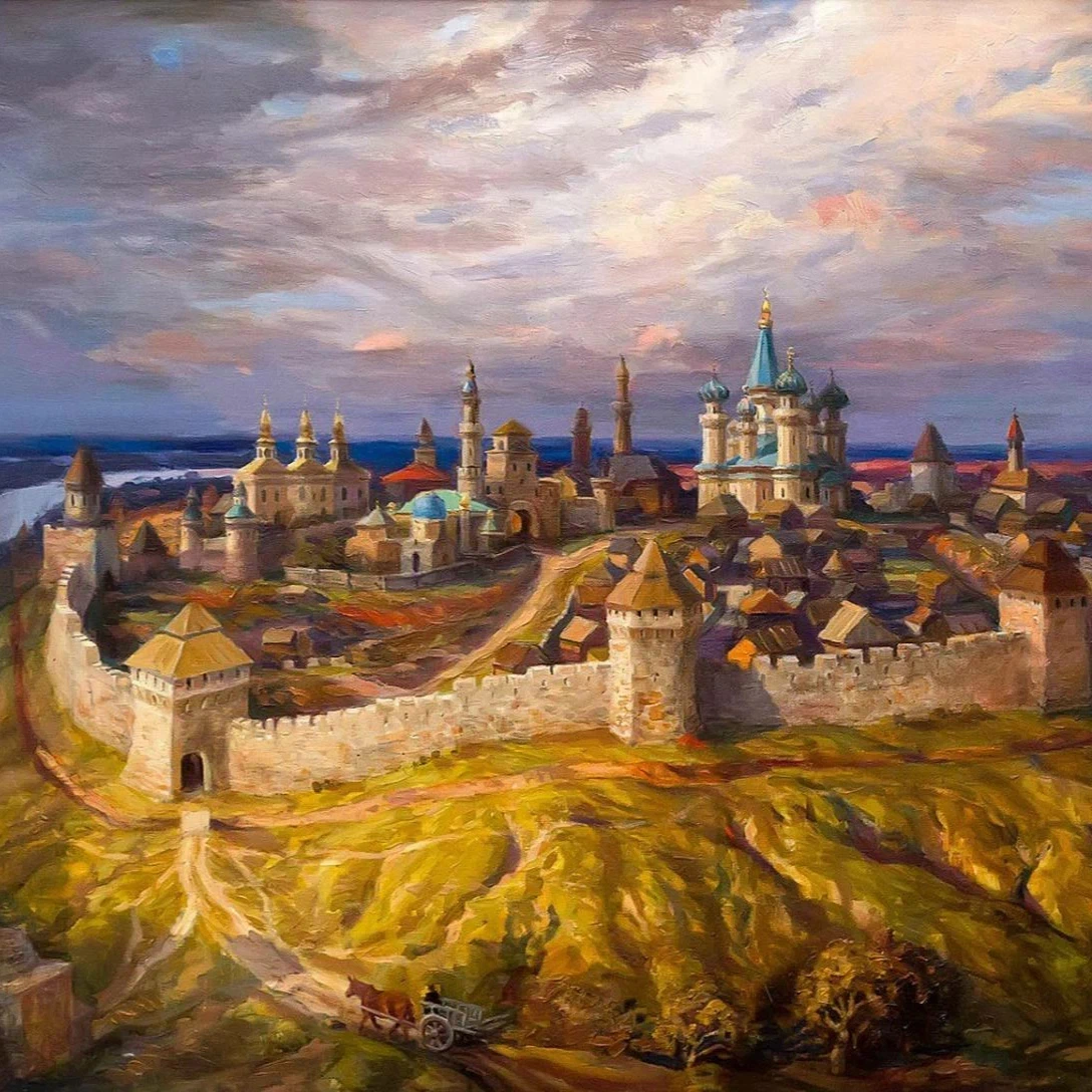 Казанское ханство какая столица. Столица Казанского ханства в 1438. Халиков Фиринат Гаптухаевич. Фиринат Халиков. Татарский художник Фиринат Халиков.