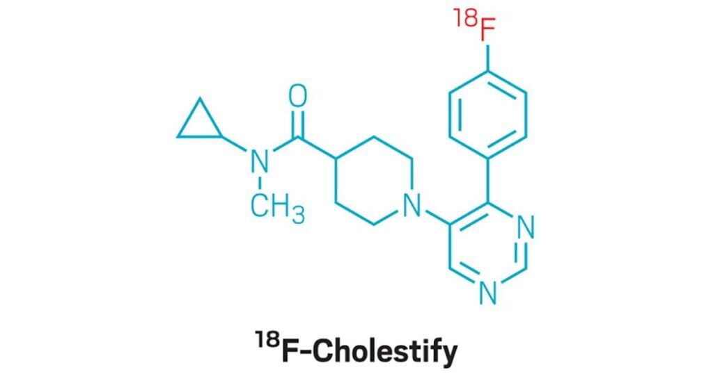    Структура молекулы 18F-Cholestify / © cen.acs.org