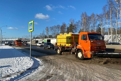    Дорожные службы Подмосковья © Пресс-служба Министерства транспорта и дорожной инфраструктуры Московской области