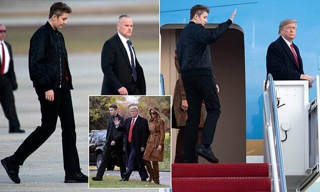 Сын трампа фото сейчас