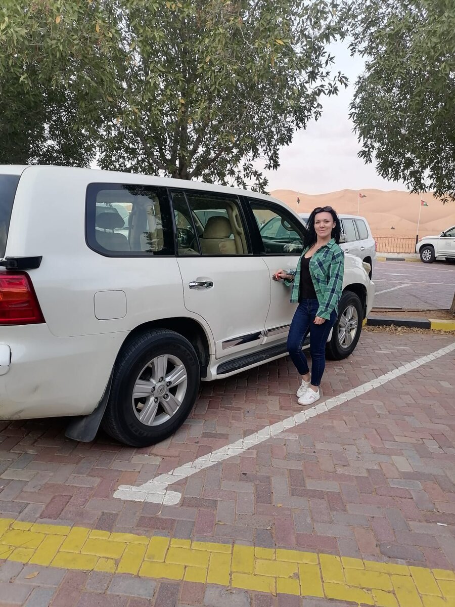 Остановка перед катанием по пустыне