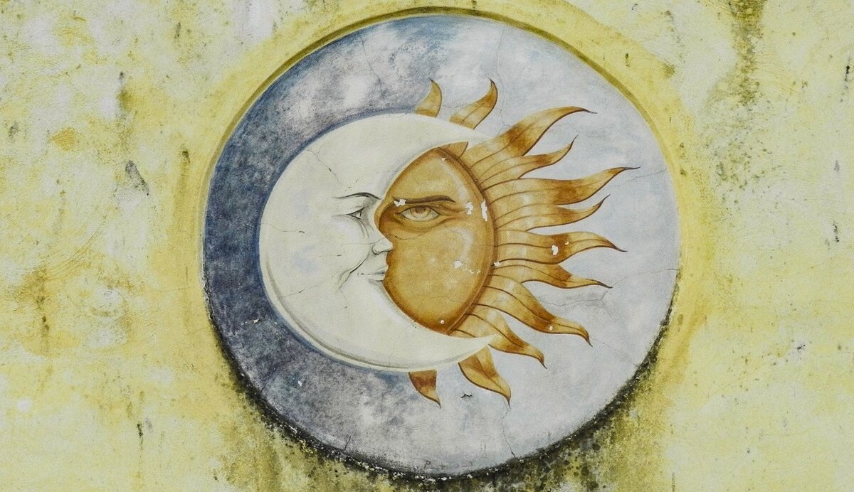 Символ солнца и Луны вместе