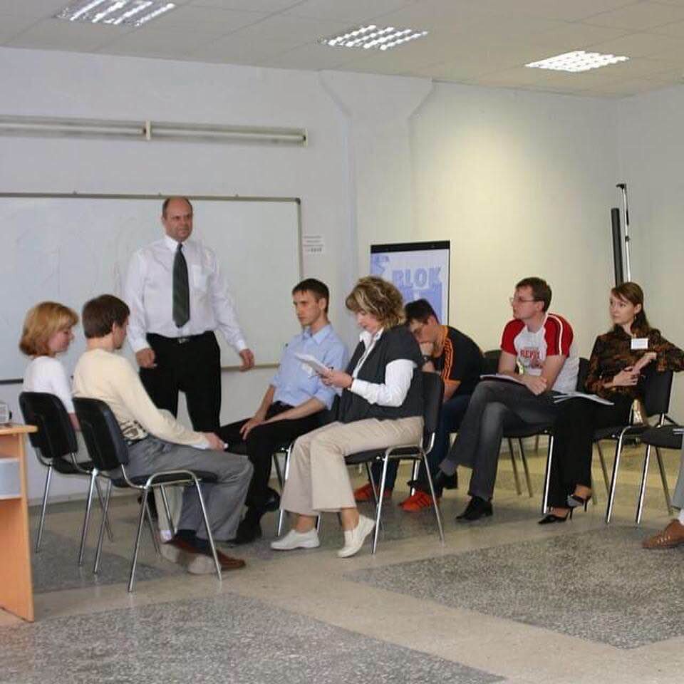 Мой тренинг "Переговоры" в разгаре.