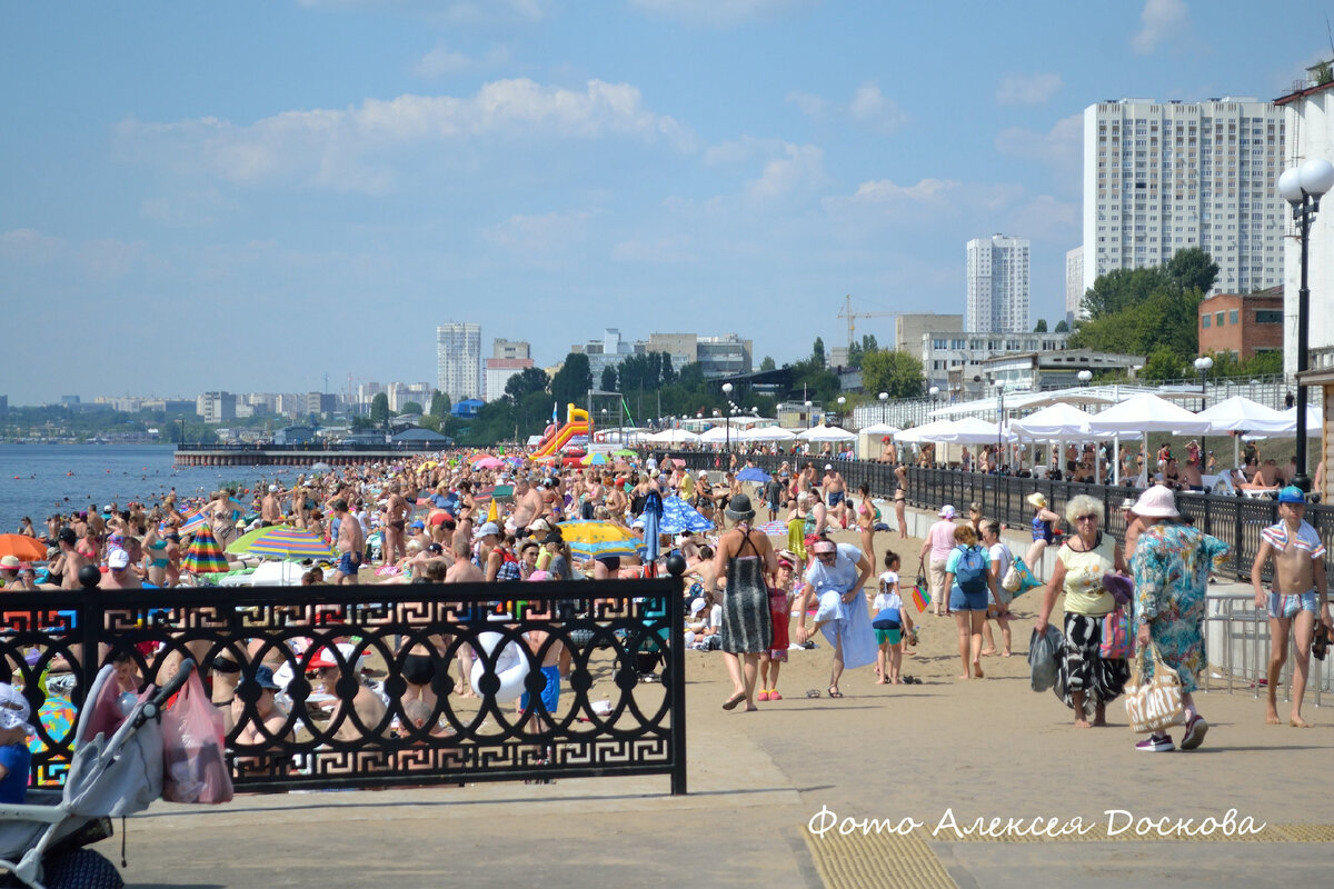 саратов пляж новый на набережной